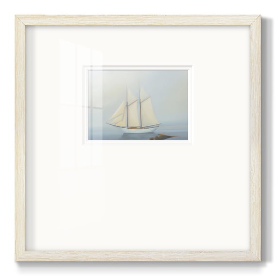 Foggy Sail IIPremium Framed Print