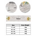 thumbnail image 6 of Xipuska Spring Sunflower Bed Runners for Cal King Size Bed, Decorative Bed Throws for Foot of Bed, Yellow Butterfly Wood Farm Country Bed Runner Sofa Throw Bedding Scarf Slipcover for Bedroom, 6 of 6