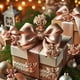 thumbnail image 5 of Adornos navideños de madera con forma de ángel. Adornos rústicos de estilo granja con forma de ángel. Adornos para colgar en el árbol de Navidad para decorar el hogar en Navidad., 5 of 7