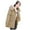 Khaki, variant on Lindreshi Winter Coats for Women Trendy Womens Winter Jacket Warm Overcoat Slim Fur-Collar Zipper Thicker Coat Outwear