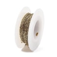 thumbnail image 3 of 1roll PVD Vacuum Plating 304 Stainless Steel Cable Chains Unwelded with Spool Golden 2.4x1.4x0.3mm about 32.81 Feet(10m)/Roll, 3 of 3