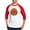 Red/White, variant on CafePress - Pumpkin Halloween Retro Baseball Jersey - Cotton Baseball Jersey, 3/4 Raglan Sleeve Shirt