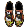 thumbnail image 2 of Trick Rawr Treat Halloween Shoes Sneakers for Women Men Black Size 8, 2 of 7
