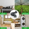 thumbnail image 6 of iPower 4 Inch 8 Feet Flexible Aluminum Ducting with 2 Clamps Included 4 Layer Protection Dryer Vent Hose for HVAC Heating Cooling Ventilation and Exhaust, Gray, 6 of 6