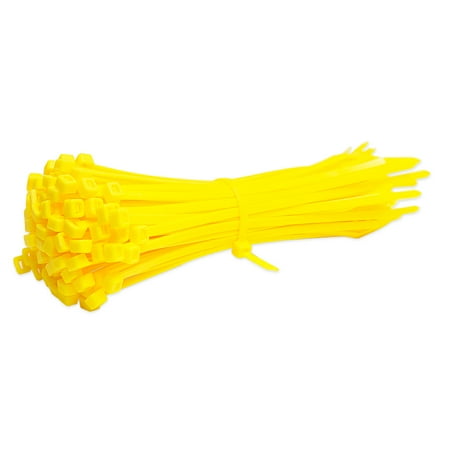 

MRULIC Faucets Nylon Zip Premium Ties Tie Wraps Ties Strong Extra Long All Sizes & Colours YE household tools + Yellow