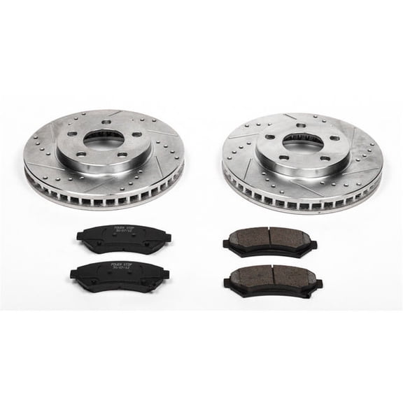Front Brake Pad and Rotor Kit - Compatible with 2000 - 2005 Pontiac Bonneville SE 2001 2002 2003 2004