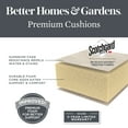 Better Homes & Gardens Bellamy 2 Piece Outdoor Sofa Gray Cushions