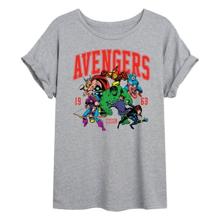 Marvel The Avengers - Collegiate - Women's Oversized Graphic T-Shirt