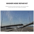 thumbnail image 5 of Ortofally 6Pcs Windshield Washer Hose Nozzle Universal Washer Fluid Hose with 3pcs Hose Connectors 2Pcs Nozzle Replacement for Car Auto, 5 of 10