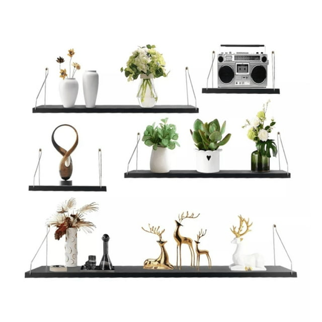 Set 5 Repisas Estantes Flotantes Modernas Minimalistas