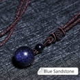 thumbnail image 3 of Pure Natural Tiger's Eye Stone Pendant Necklace - Adjustable Lucky Blessing Beads for Health and Wealth, 3 of 5