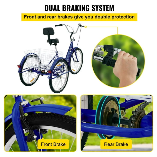 Bicicleta de tres ruedas en walmart discount