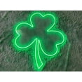 thumbnail image 2 of Handmadetneonsign Clover leaf Led Sign, Lucky leaf Neon Sign, Wall Decor, Clover leaf Led Light, Custom Neon Sign, Home Decor, Best Gifts, Wall Décor, 2 of 5