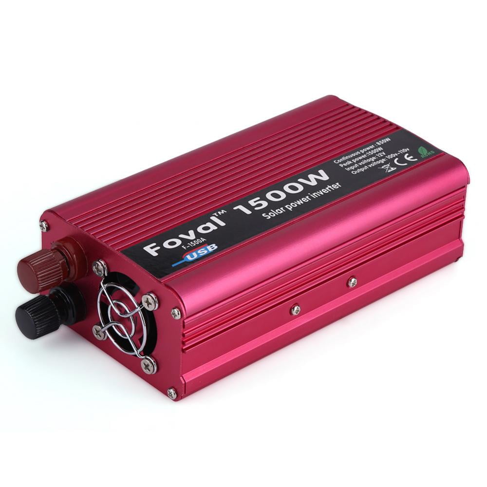Tbest 1500W DC 12V to AC 110V Power Inverter Converter W