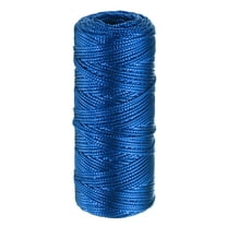 Uxcell 328 Feet/109 Yards Metallic Cord Blue Twine 1.5mm Thread String for Crafts Gift Wrapping