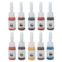 10pcs 5ml Skin Body Art Tattoo Ink Set Long Lasting Tattoo Pigment Kit Microblading Supplies