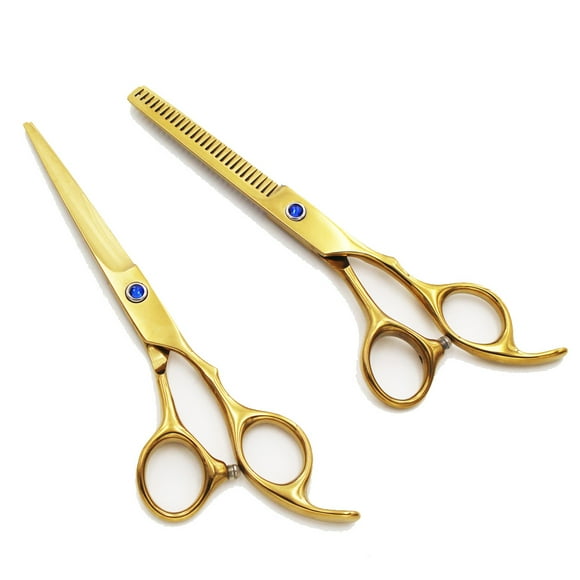 6.0 inch Barber Hair Cutting Scissor and Thinning Shears - for Professional Hairstlist