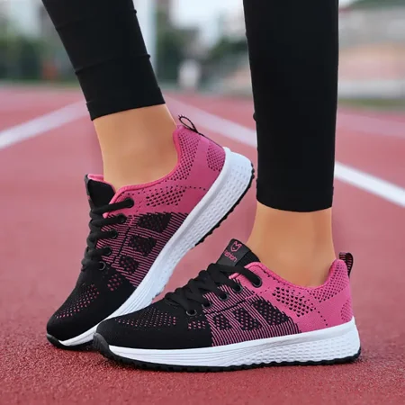 

Women‘s Lightweight Mesh Sneakers Lace-Up Running Shoes Women‘s Footwear