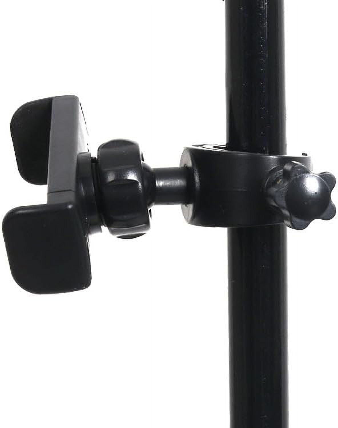 MKEUDQ-2 Pack Mic Stand Phone Holder Mount Photography Light Stand Phone Mount Holder Clamp Phone Clip for Microphone Stand Tripod Boom Arm Floor Mic Stand Selfie Stick Ring Light Camera Tripod