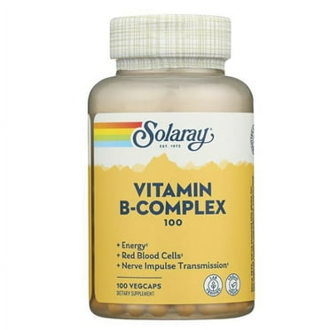 B-Complex 100 100 mg By Solaray - 100  Vegetable Caps