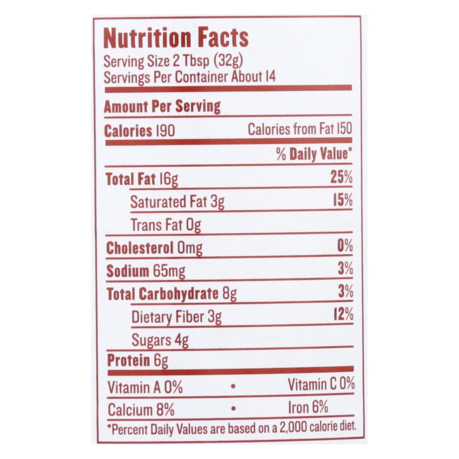 Justin's Nut Butter Almond Butter - Honey - Case of 6 - 16 oz.