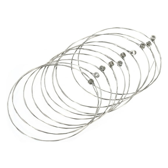 Uxcell Acoustic Guitar Strings 85cm/2.79ft High E 1st Strings-Warm Bright Balanced Tone Pack of 10