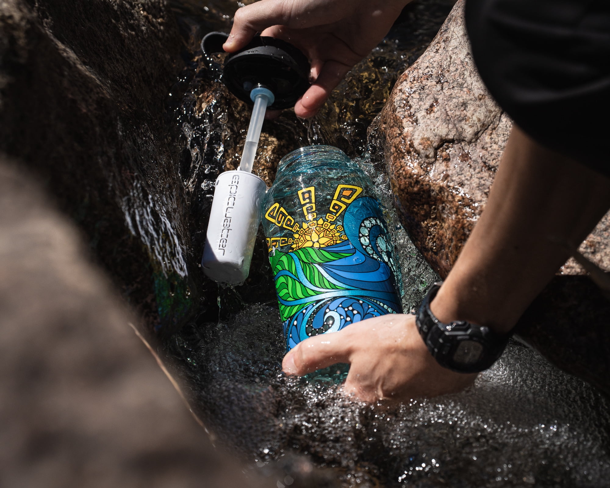 Epic Water Filters Bottle 32oz - Inland Ocean