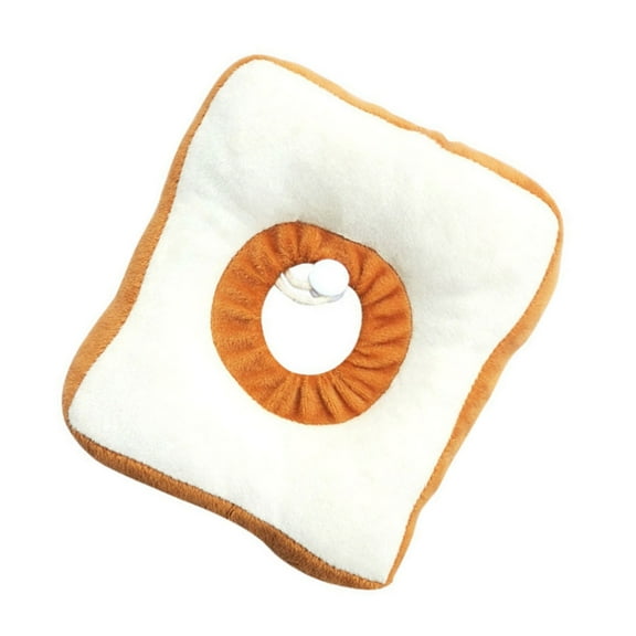 Cats Recovery Collar Toast Shaped Cone Cats Head Leg Wound Recovery Cone Drawstring Type