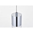 thumbnail image 5 of Constellation 3 light Chrome LED Pendant, 5 of 13