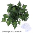 thumbnail image 3 of 2M Flexible Jungle Vines with Artificial Leaves for Reptile Habitat Decor Suitable for Lizard Frogs Snakes and More Includes Suckers, 3 of 3