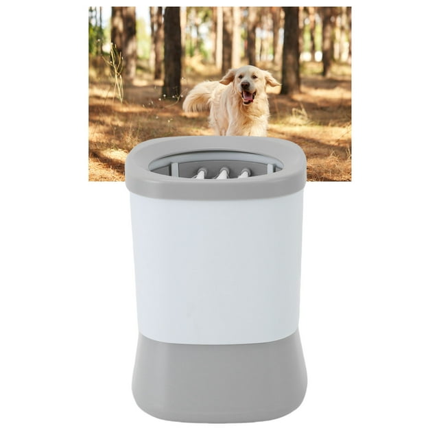 Limpiador Eléctrico De Patas De Perro, Cerdas De Silicona Suaves Automáticas, Lavadora Eléctrica De Patas De Perro Recargable Por USB Desmontable Para Perros Pequeños Y