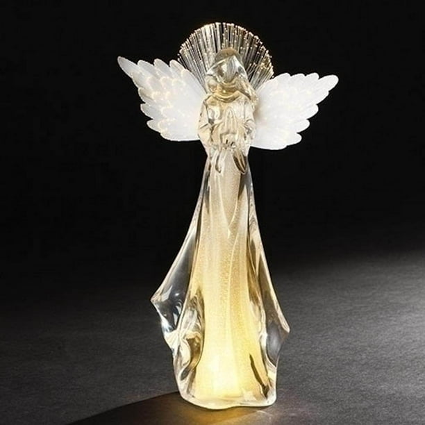 Roman 63867 - 13&quot; LED FIBER OPTIC WING ANGEL Christmas Figurine