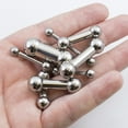 thumbnail image 2 of Straight Barbell Made of Surgical Steel all Gauges and Lengths Available, 2 of 8
