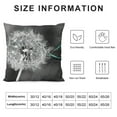 thumbnail image 5 of Orinice Dandelion Graphic Decorative Men Women Boy Girl Room Cushion Throw Pillow Cover for Home Couch Living Room Bed Sofa Square Aesthetic Decorative 1PC 24x24in, 5 of 5