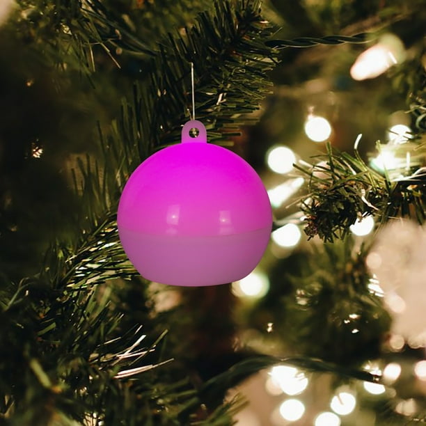 onlyliua Ofertas Del Día de Hoy Decoraciones para Fiestas Navideñas Árbol de Navidad Bolas Colgantes de Colores Led Bolas Colgantes Navideñas