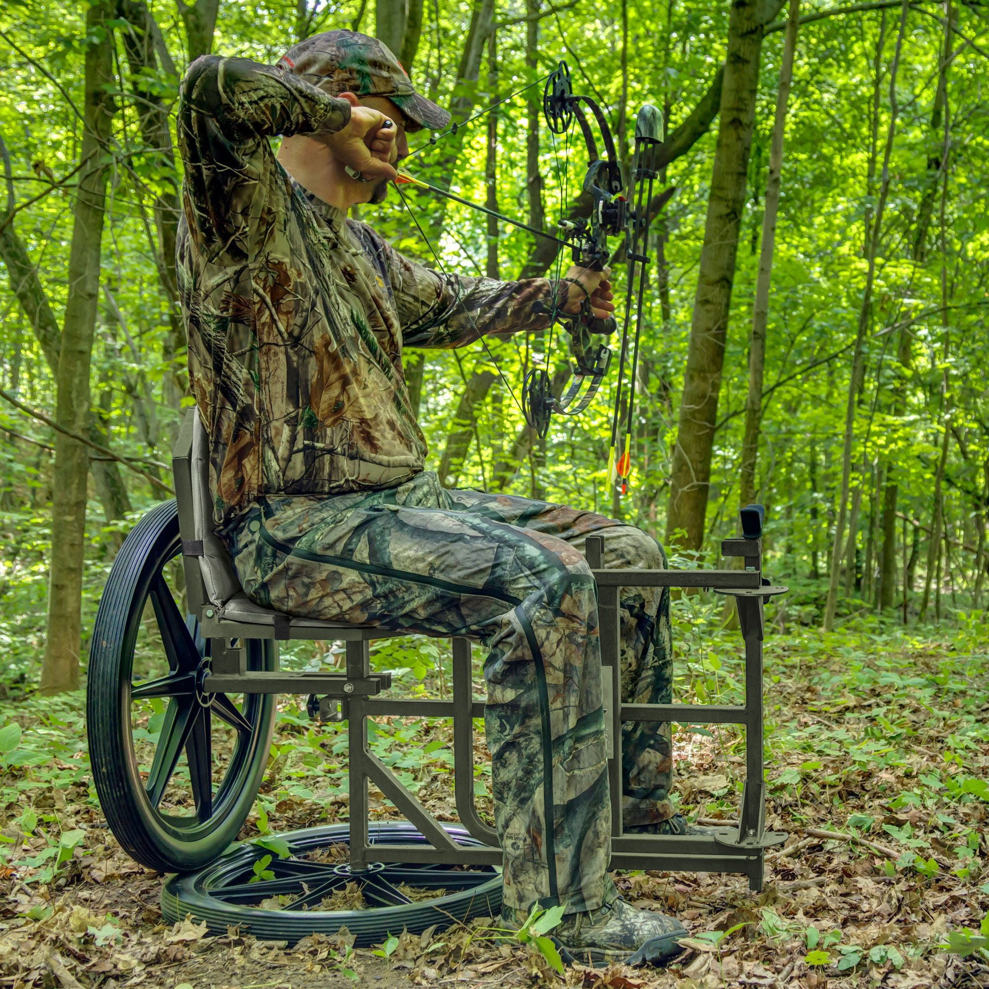3-in-1 Hunting Chair, Game Cart, and Shooting Rest, The Throne by Kill Shot