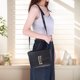 thumbnail image 5 of Bolso mano Sencillo WDOplteas para Mujer Correa Ajustable hombro cuadrado PU cierre Cerrojo, 5 of 6