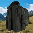 thumbnail image 4 of Windbreaker Jacket for Men 2025 Lightweight Breathable Windproof Waterproof Zip Up Hooded Jacket with Pockets, 4 of 8