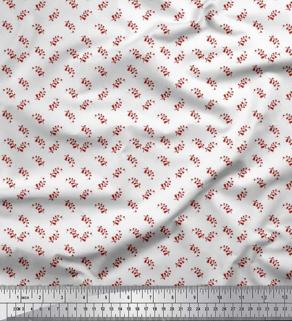 Soimoi Rayon Fabric Floral Shirting Printed Craft Fabric by The Yard 42 Inch Wide