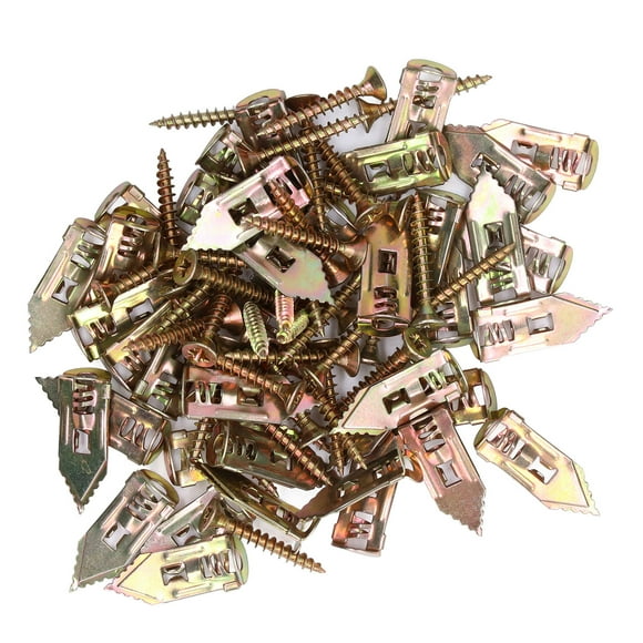 40Pack Anchors - Self Drilling Anchors Screws Set,Drywall Metal Anchors Knock Type, for House Decoration Picture Frame