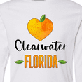 thumbnail image 4 of Inktastic Clearwater Florida Orange in Heart Long Sleeve Youth T-Shirt, 4 of 5