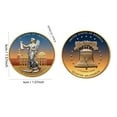 thumbnail image 6 of Final Cent Commemorative Keepsake Decorations, Nostalgic Historical Collectible Keepsake Ornaments, Retro Room Showcase Decoration, 1.6Inches, 6 of 6