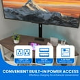 thumbnail image 5 of Dextrus Corner TV Stand with Mount for 32-70 Inch TVs, LED Entertainment Center TV Table with Power Outlets, 5 of 10