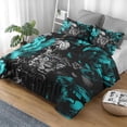 thumbnail image 2 of Yibo Red Rose Flower Valentine Love Duvet Cover - Premium Polyester Duvet Cover with Zipper Closure, 3 Piece Set, Includes 1 Duvet Cover and 2 Pillow Cases, No Comforter, 2 of 6