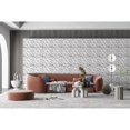 thumbnail image 2 of AG Trade Dundee Deco White Diamond PVC 3D Wall Panels, Decorative Wall Paneling 26.9 sq ft; 20" x 20", Pack of 10, 2 of 4