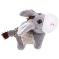 thumbnail image 3 of Cute Animal Keychain Stuffed Donkey Key Ring Cartoon Pendant Hanging Bag Decoration, 3 of 8