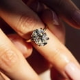 thumbnail image 2 of SOLITAIRE JEWELS 3.00CT Oval Cut Moissanite Diamond Solitaire 4 prong Engagement Ring 18K Yellow Gold, 2 of 5