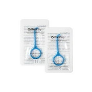 OrthoKey Clear Aligner Removal Tool ? Hygienic Grabber Tool for Invisible Removable Braces and Retainers ? Small Size Easily Fits Into a Dental Carrying Case or Aligner Case ? Blue (2-Pack)