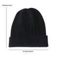 thumbnail image 3 of Caywon Winter Knit Hat Warm Outdoor Ear Warmer Beanie Casual Hat Solid Color Windproof Cold Proof Wool Hat Christmas Gift Winter Accessory Cold Protection, 3 of 3