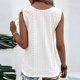 thumbnail image 2 of Camiseta sin mangas LIZALIG con cuello en V, sexy, casual, holgada, blanca para mujer, 2 of 2